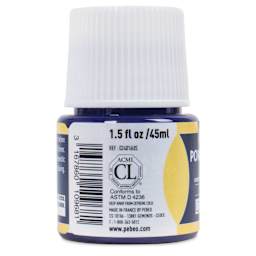 Pebeo Porcelaine 150 Paint - Lapis, Transparent (side)