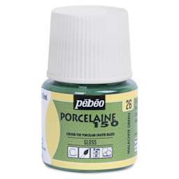 Pebeo Porcelaine 150 Paint - Malachite, Transparent, 45 ml bottle