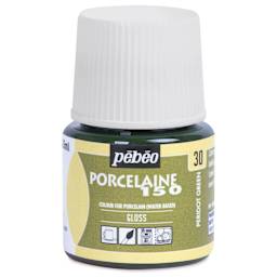 Pebeo Porcelaine 150 Paint - Peridot, Transparent, 45 ml bottle