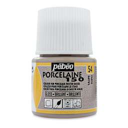 Pebeo Porcelaine 150 Paint - Taupe, Opaque, 45 ml bottle
