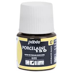Pebeo Porcelaine 150 Paint - Anthracite, Transparent, 45 ml bottle
