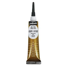 Pebeo Porcelaine 150 Outliner - Gold, 20 ml tube