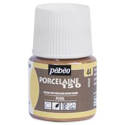 Pebeo Porcelaine 150 Paint - Gold, Opaque, 45 ml bottle