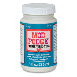 Mod Podge Fabric - 8 oz, front of the jar