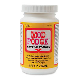 Plaid Mod Podge - Matte Finish, 8 oz, front of the jar