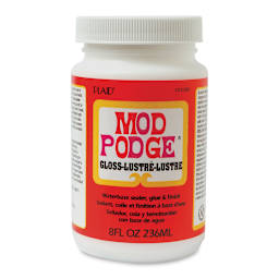 Plaid Mod Podge - Gloss Finish, 8 oz, front of the jar
