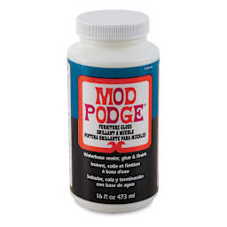 Mod Podge Furniture Gloss - 16 oz, front of the jar