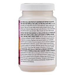 Mod Podge Diamond Top Coat, back of jar