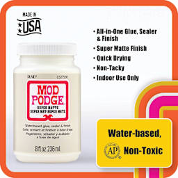 Mod Podge Puzzle Saver - 8 oz, Super Matte, features