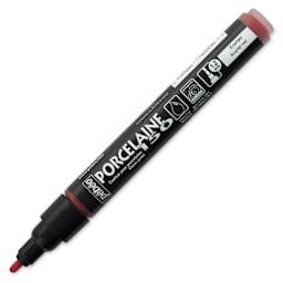 Pebeo Porcelaine 150 Paint Marker - Scarlet Red, Broad