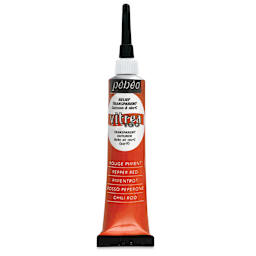 Pebeo Vitrea 160 Outliner - Pepper Red, Outliner, 20 ml tube