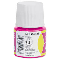 Pebeo Vitrea 160 Glass Paint - Pink, Frosted, 45 ml bottle (side)