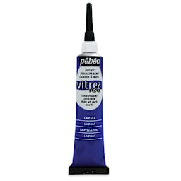 Pebeo Vitrea 160 Outliner - Lazuli, Outliner, 20 ml tube
