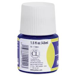 Pebeo Vitrea 160 Glass Paint - Lazuli, Glossy, 45 ml bottle (side)