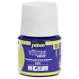Pebeo Vitrea 160 Glass Paint - Lazuli, Glossy, 45 ml bottle