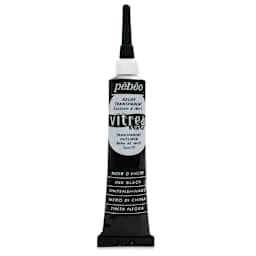 Pebeo Vitrea 160 Outliner - Ink Black, Outliner, 20 ml tube