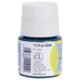 Pebeo Vitrea 160 Glass Paint - Light Blue, Glossy, 45 ml bottle (side)