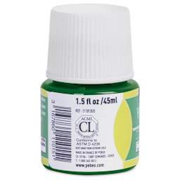 Pebeo Vitrea 160 Glass Paint - Oriental Green, Glossy, 45 ml bottle back