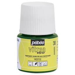 Pebeo Vitrea 160 Glass Paint - Aniseed Green, Frosted, 45 ml bottle