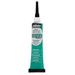 Pebeo Vitrea 160 Outliner - Emerald, Outliner, 20 ml tube