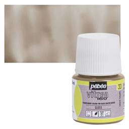 Pebeo Vitrea 160 Glass Paint - Light Taupe, Glossy, 45 ml bottle