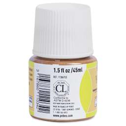 Pebeo Vitrea 160 Glass Paint - Gold, Shimmer, 45 ml bottle (side)