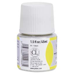 Pebeo Vitrea 160 Glass Paint - Silver, Shimmer, 45 ml bottle (side)