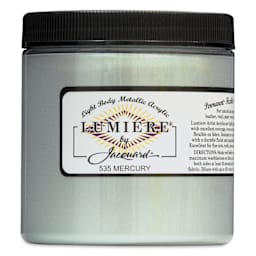Jacquard Lumiere Acrylic - Mercury, 8 oz Jar
