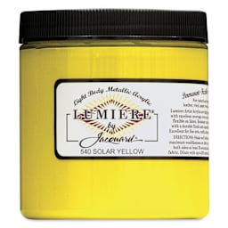 Jacquard Lumiere Acrylic - Solar Yellow, 8 oz Jar
