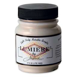 Jacquard Lumiere Acrylic - Hi-Lite Red, 2.25 oz Jar