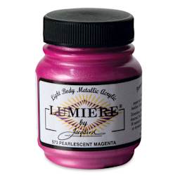 Jacquard Lumiere Acrylic - Pearlescent Magenta, 2.25 oz Jar