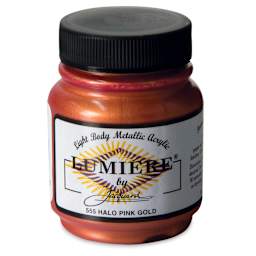 Jacquard Lumiere Acrylic - Halo Pink Gold, 2.25 oz Jar