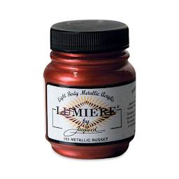 Jacquard Lumiere Acrylic - Metallic Russet, 2.25 oz Jar