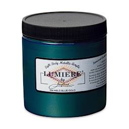Jacquard Lumiere Acrylic - Halo Blue Gold, 8 oz Jar