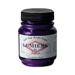 Jacquard Lumiere Acrylic - Pearlescent Violet, 2.25 oz Jar