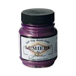 Jacquard Lumiere Acrylic - Halo Violet Gold, 2.25 oz Jar