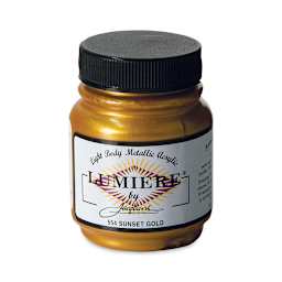 Jacquard Lumiere Acrylic - 2.25 oz, Metallic Sunset Gold
