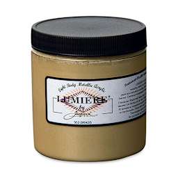 Jacquard Lumiere Acrylic - Brass, 8 oz Jar