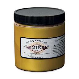 Jacquard Lumiere Acrylic - Bright Gold, 8 oz Jar