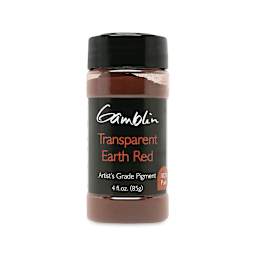 Gamblin Artist's Grade Pigment - Transparent Earth Red, 4 oz bottle