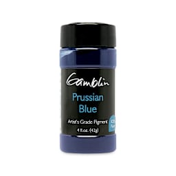 Gamblin Artist's Grade Pigment - Prussian Blue, 4 oz bottle