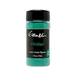 Gamblin Artist's Grade Pigment - Viridian, 4 oz bottle