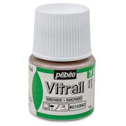Pebeo Vitrail Paint - Pearl, 45 ml bottle