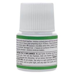 Pebeo Vitrail Paint - Opaque Super White, 45 ml bottle back