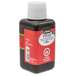 Pebeo Vitrail Paint - Pink, 250 ml bottle side view