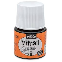 Pebeo Vitrail Paint - Salmon, 45 ml bottle