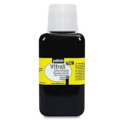 Pebeo Vitrail Paint - Front of 250 ml Lemon color bottle shown
