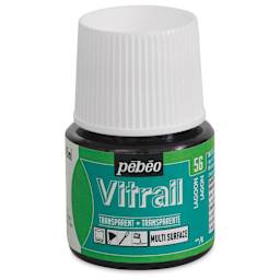 Pebeo Vitrail Paint - Lagoon, 45 ml bottle