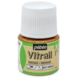 Pebeo Vitrail Paint - Gold, 45 ml bottle