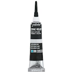 Pebeo Vitrail Paint Outliner - Imitation Lead Outliner, 20 ml tube